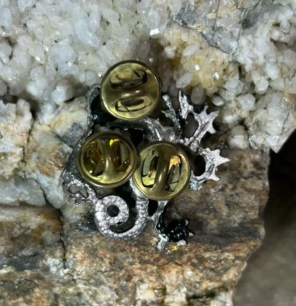 Dragon Medieval Metal Fantasy Pin Brooch
